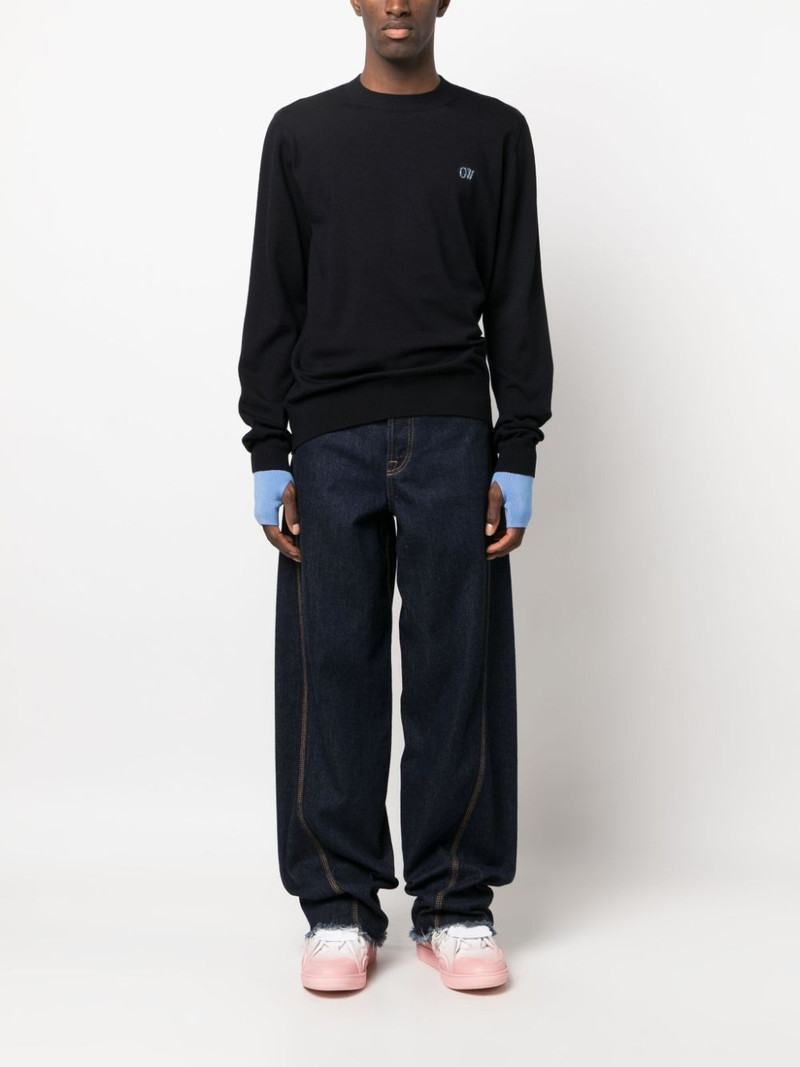 Off-White Ow crew-neck jumper outlook