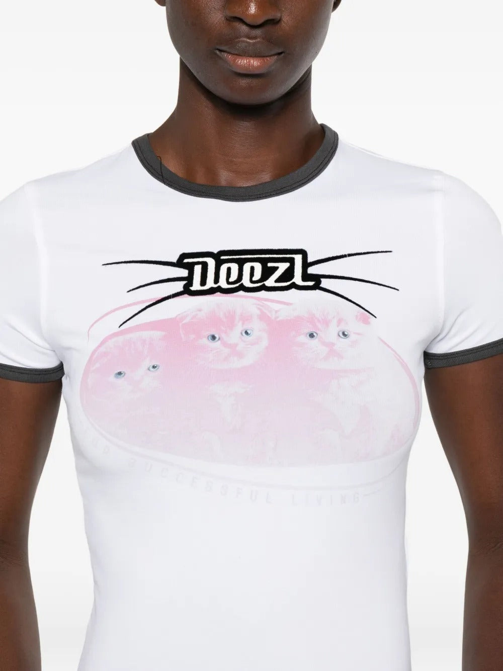DIESEL - Women T-Uncuties-Long-R13 T-Shirt - 4