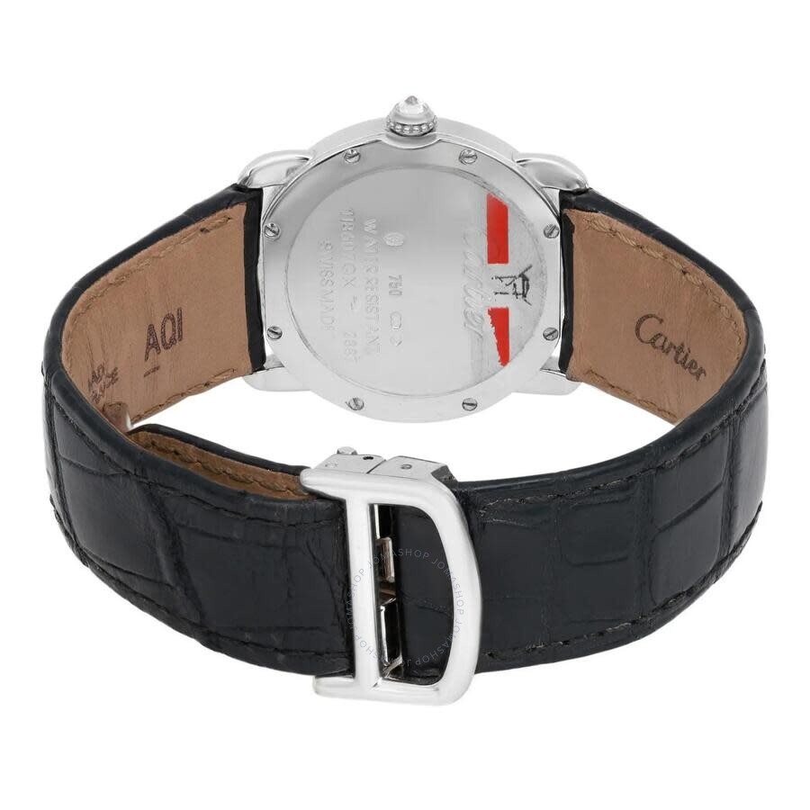 Pre-owned Cartier Cartier Ronde Louis Quartz Diamond Silver Dial Ladies Watch 2887 - 6