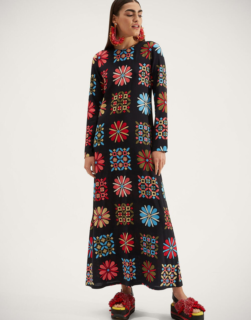 La DoubleJ Long Sleeve Swing Dress outlook