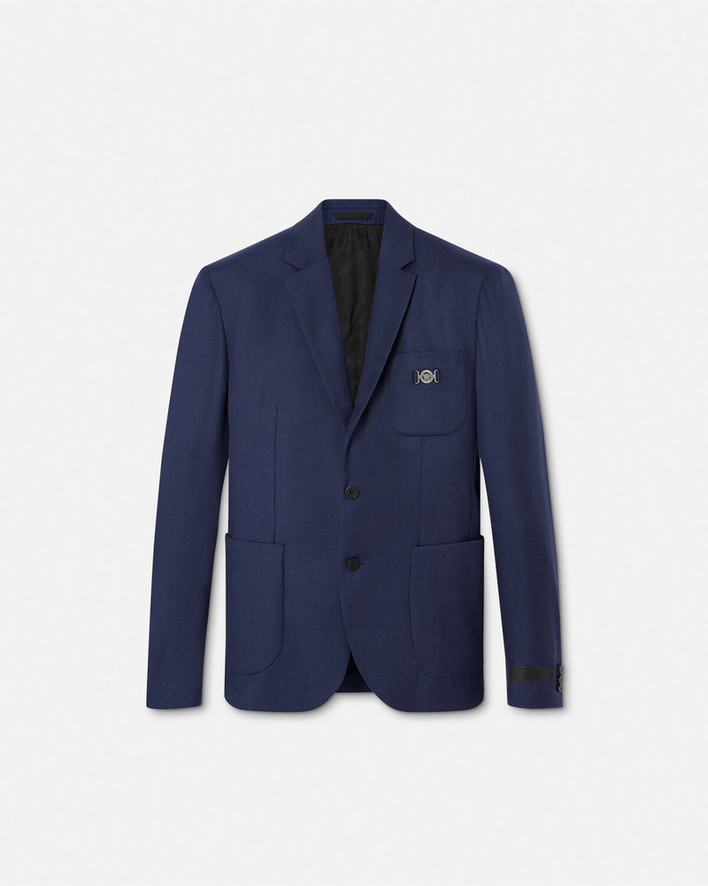 Wool Single-Breasted Blazer - 1