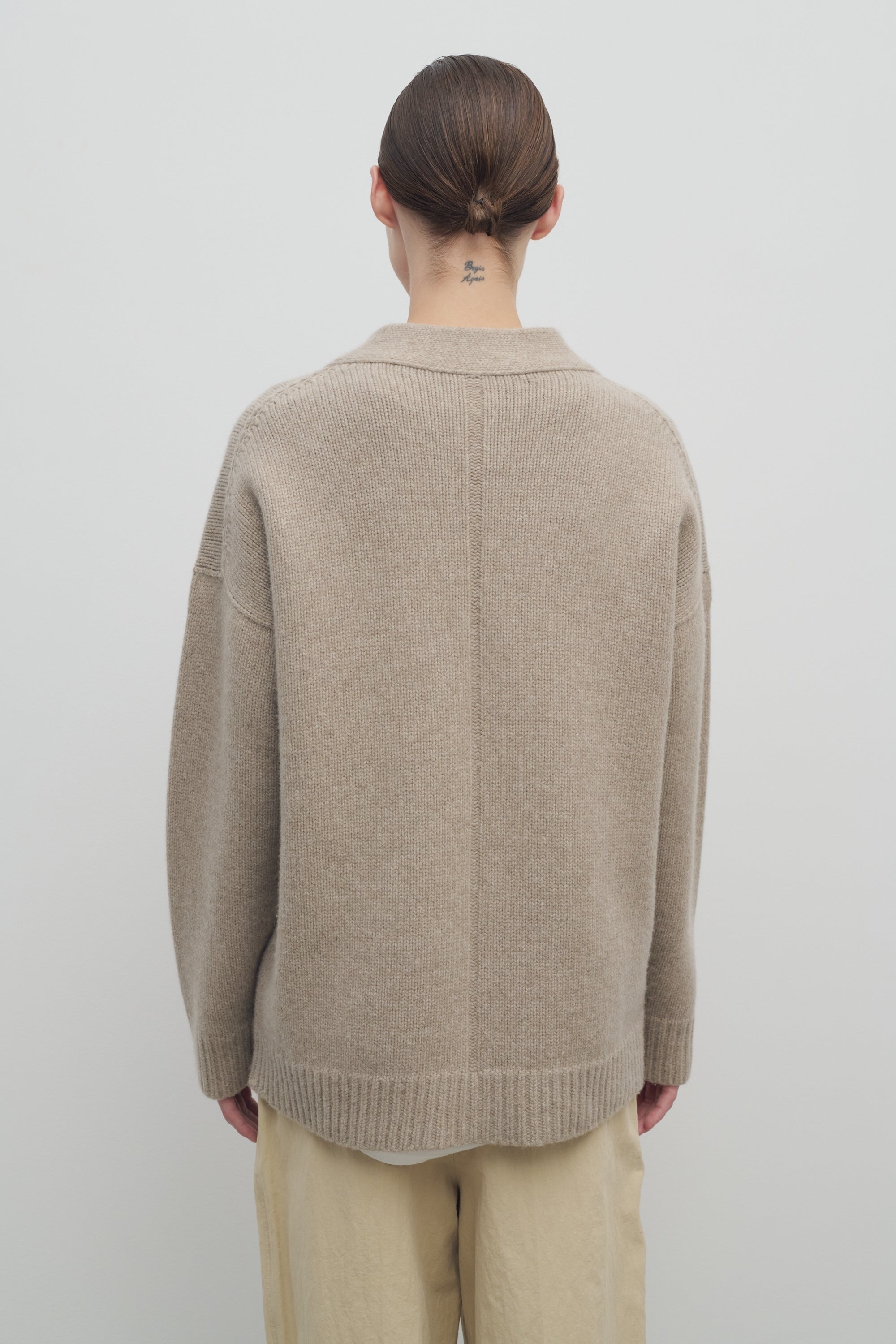 Jarko Cardigan in Wool and Cashmere - 5