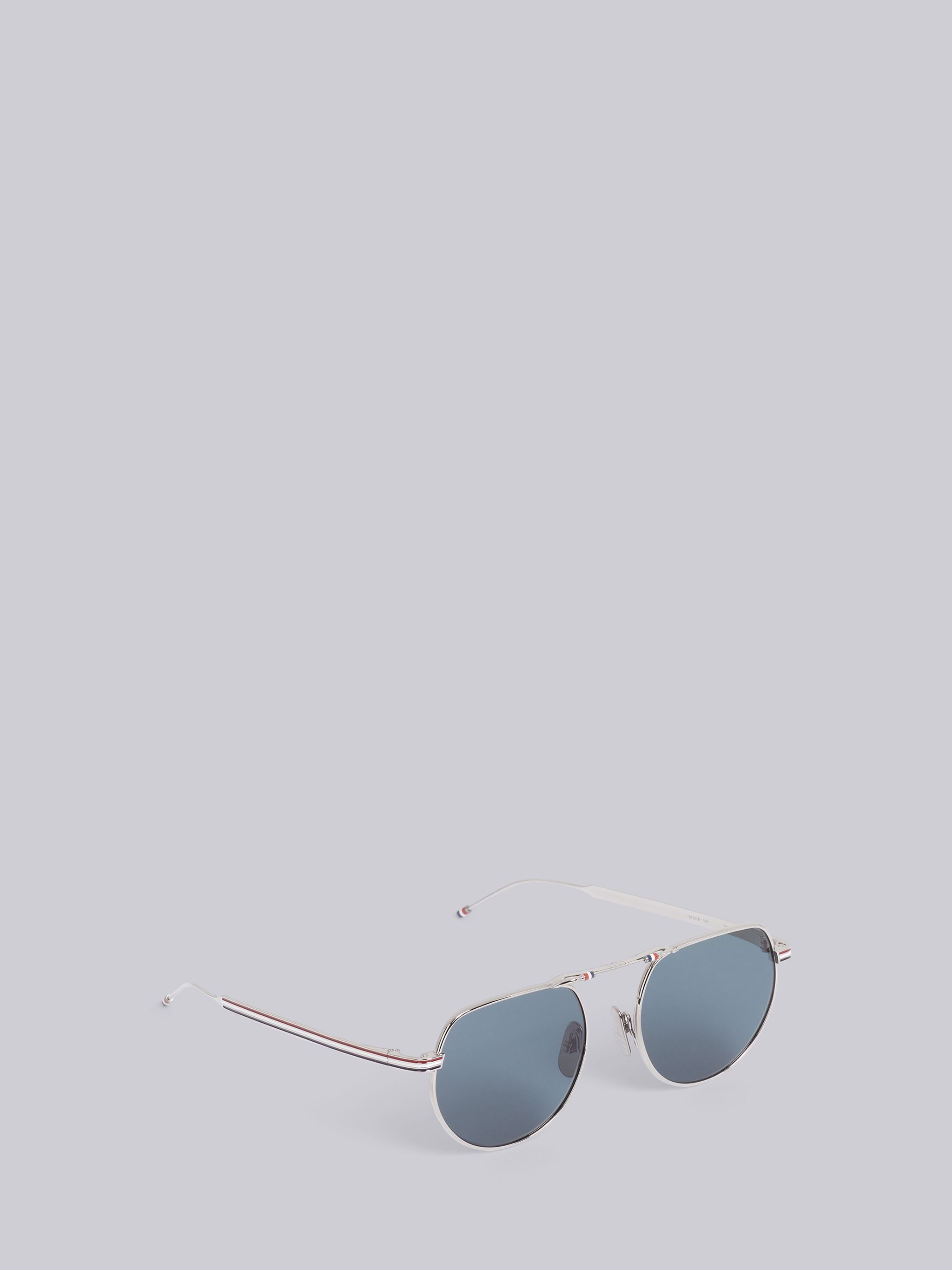 hingeless aviator-frame sunglasses - 4