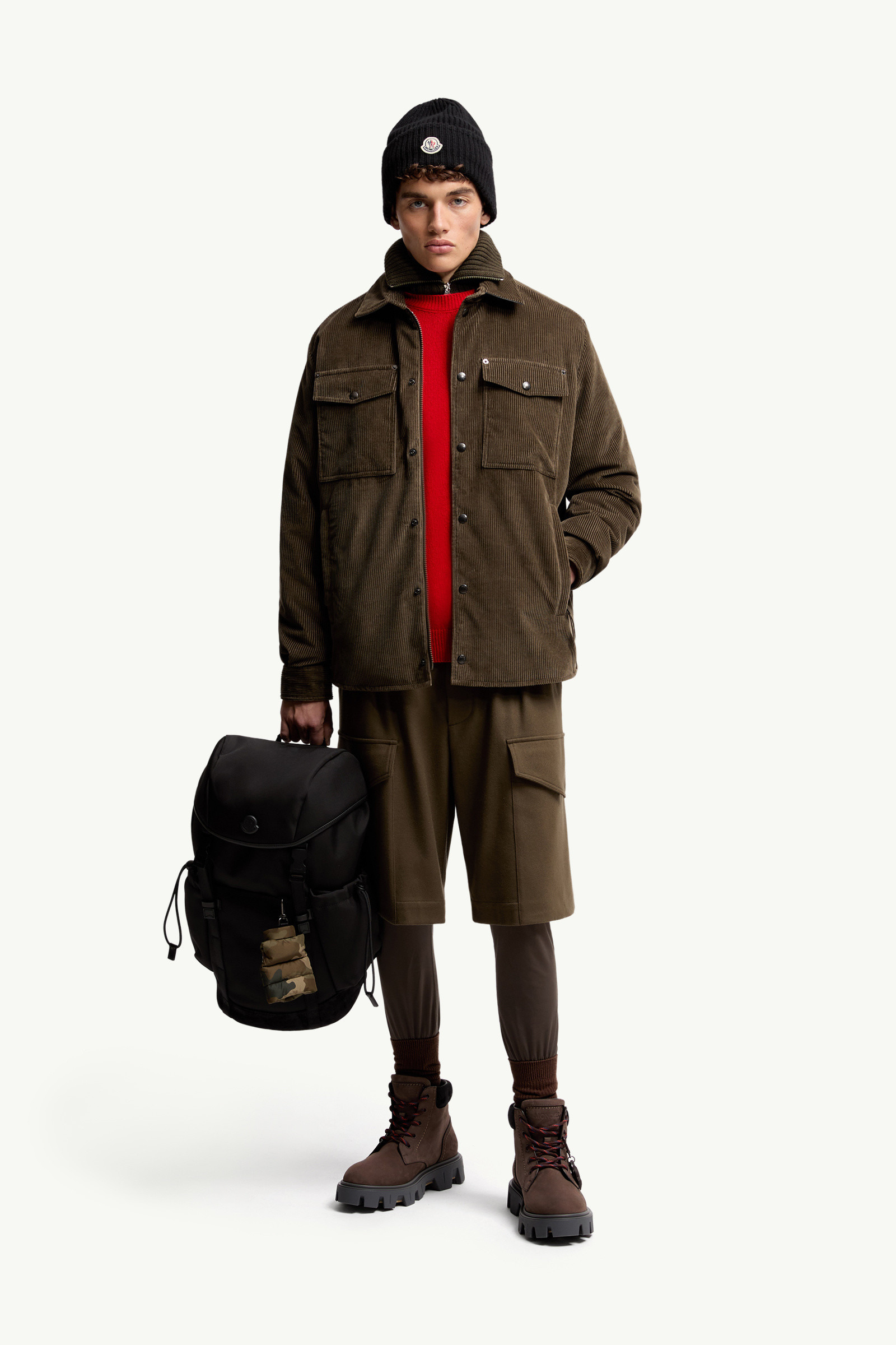 Ambroisie Corduroy Down Shirt Jacket - 2