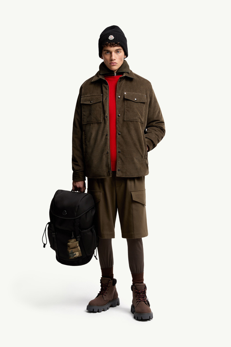 Moncler Ambroisie Corduroy Down Shirt Jacket outlook