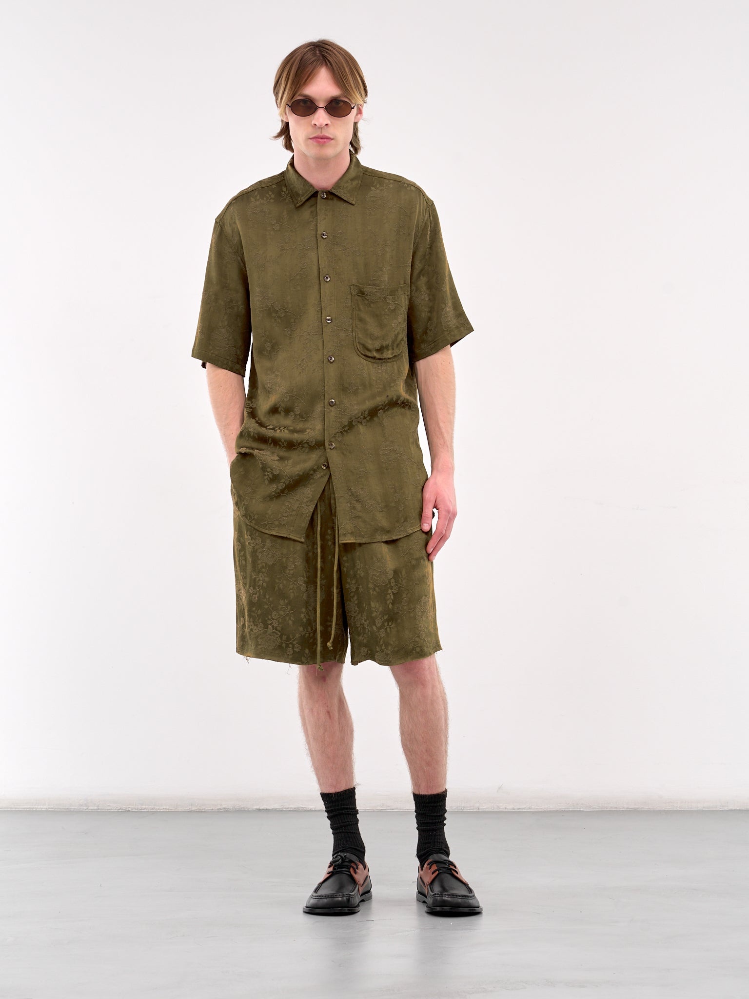 Raw Lined Elasticated Shorts - 6