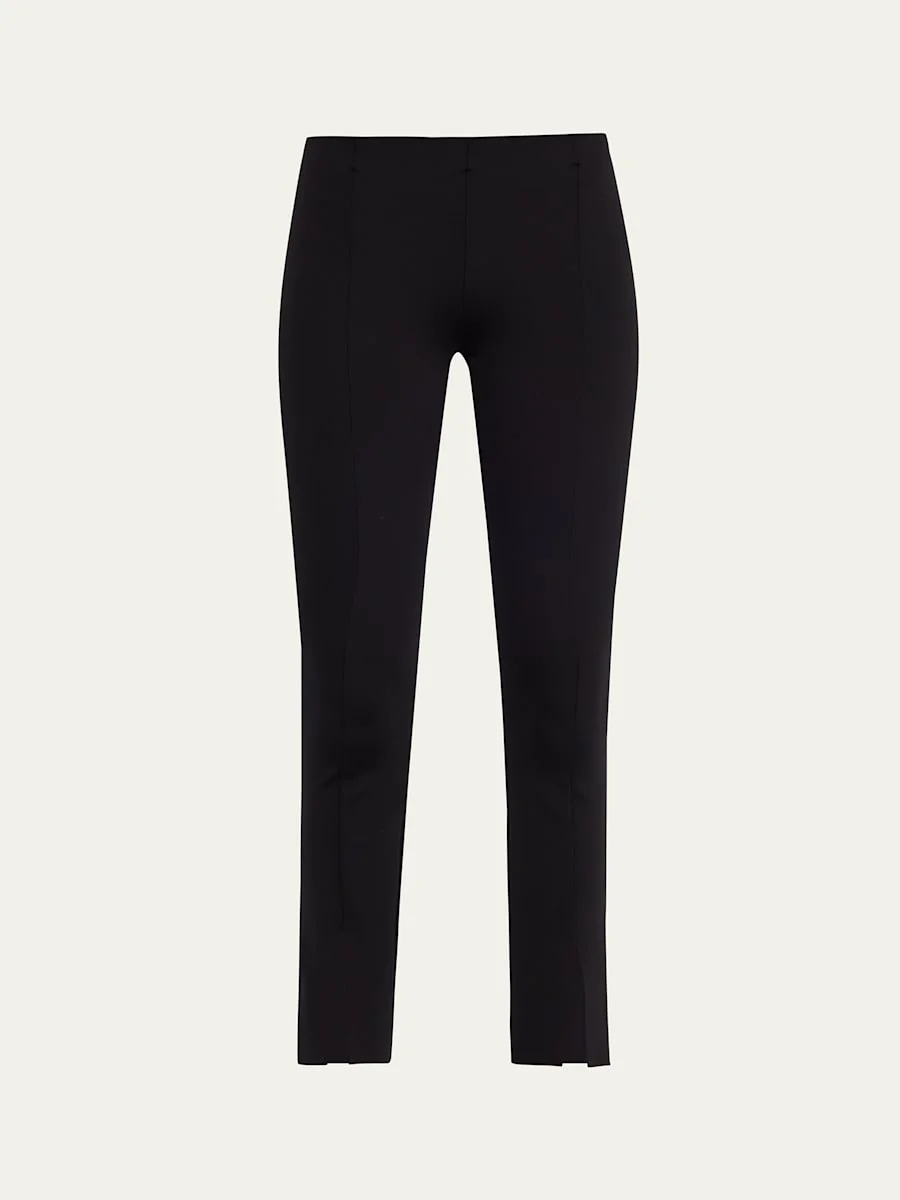 Thilde Slit-Front Skinny Pants - 1