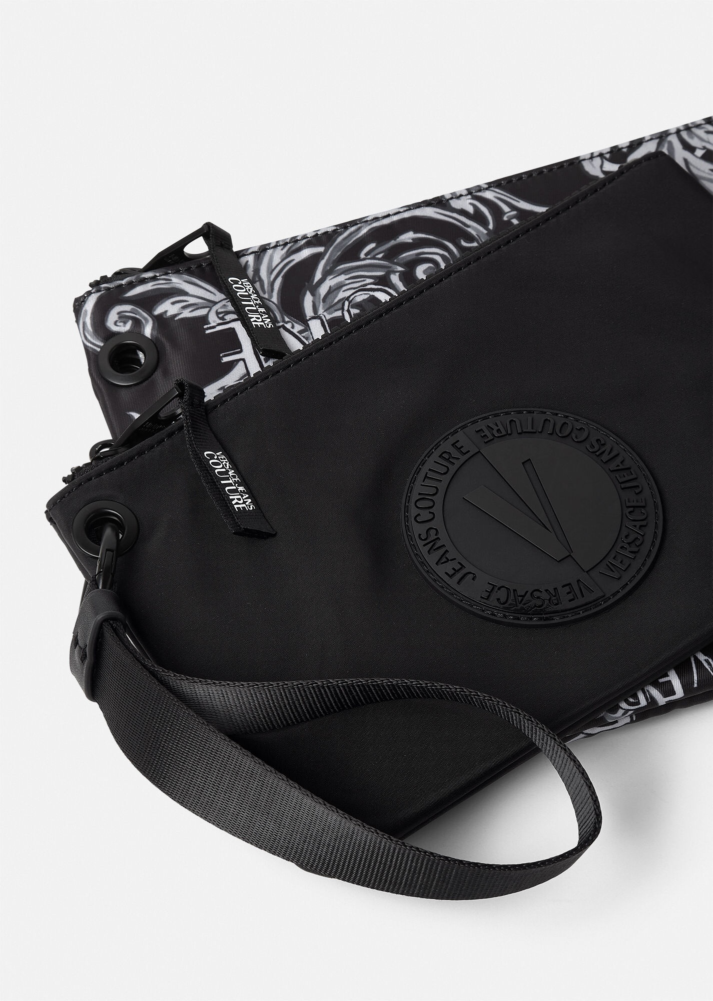 Double Logo Couture V-Emblem Pouch - 4