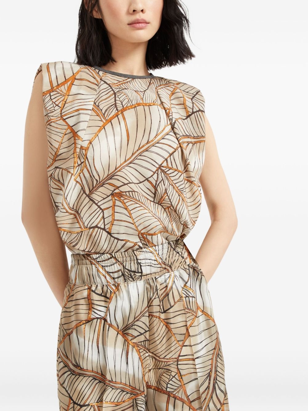 Papyrus-print trousers - 5