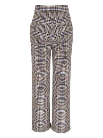 VERONICA BEARD Brixton checked tailored trousers outlook