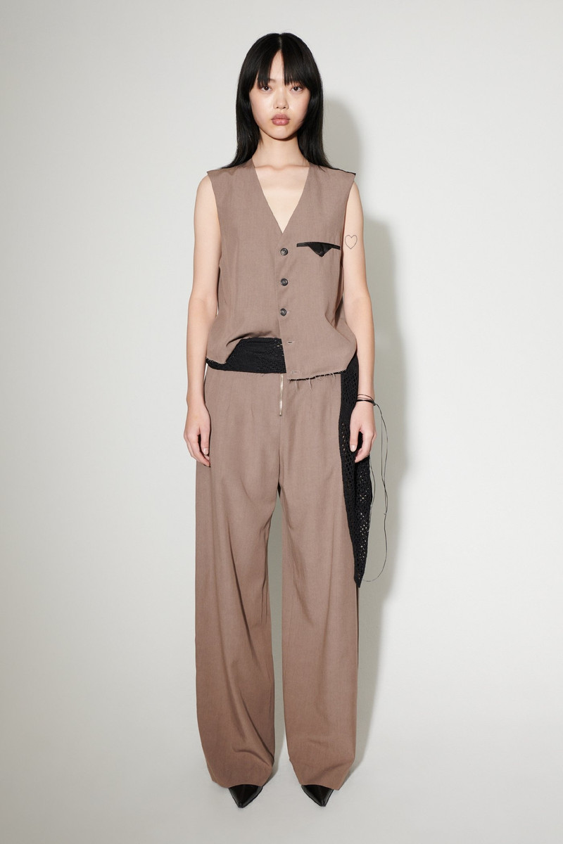Our Legacy Cut Waistcoat Muddy Lavender Lyo Wool outlook