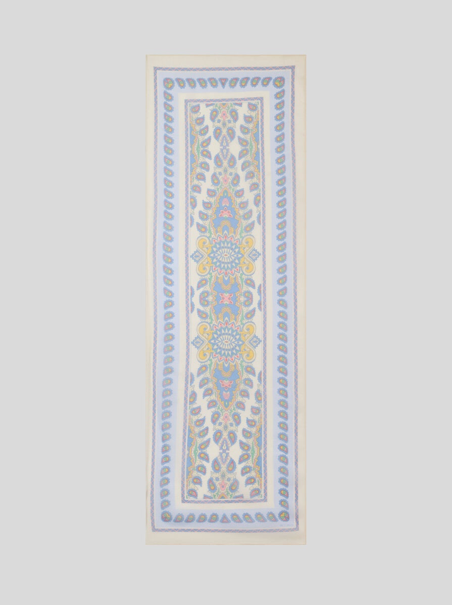 MEDALLION AND PAISLEY SCARF - 2