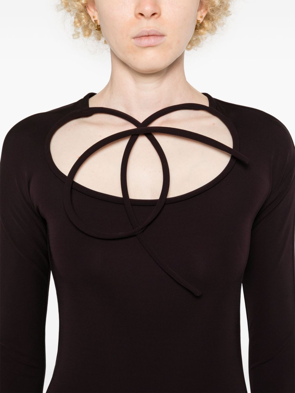 panelled dress - 5