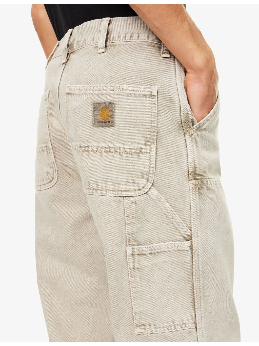 Double Knee Multi-Pockets Denim Trousers - 5