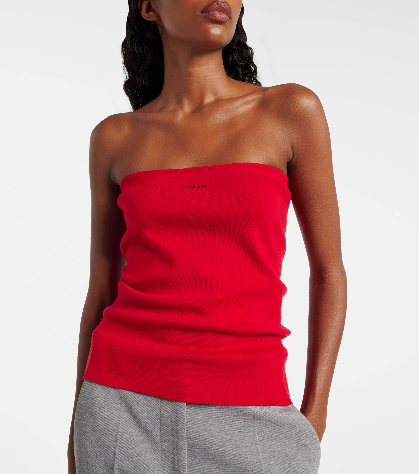 Cotton jersey tube top - 5
