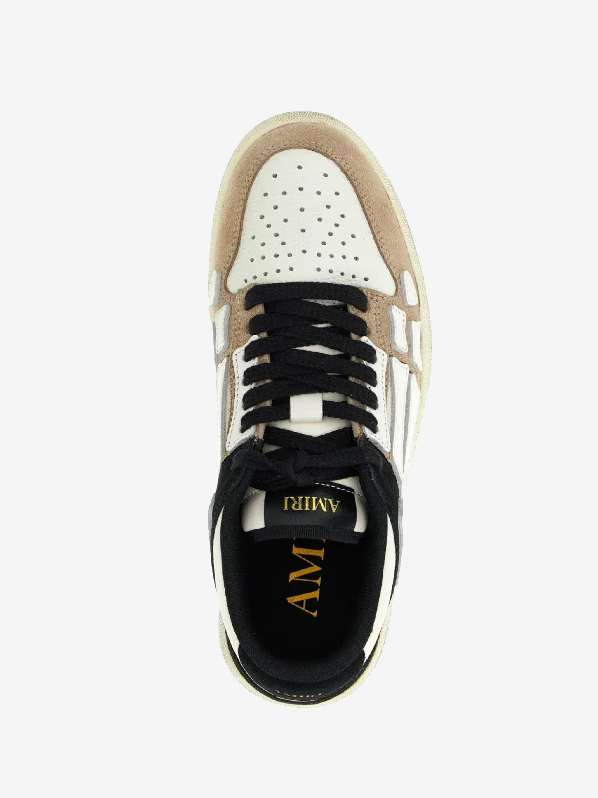 AMIRI - Men Distressed Skel Top Low Sneakers - 4
