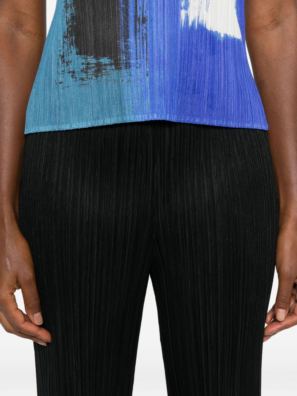 plissé elasticated trousers - 5