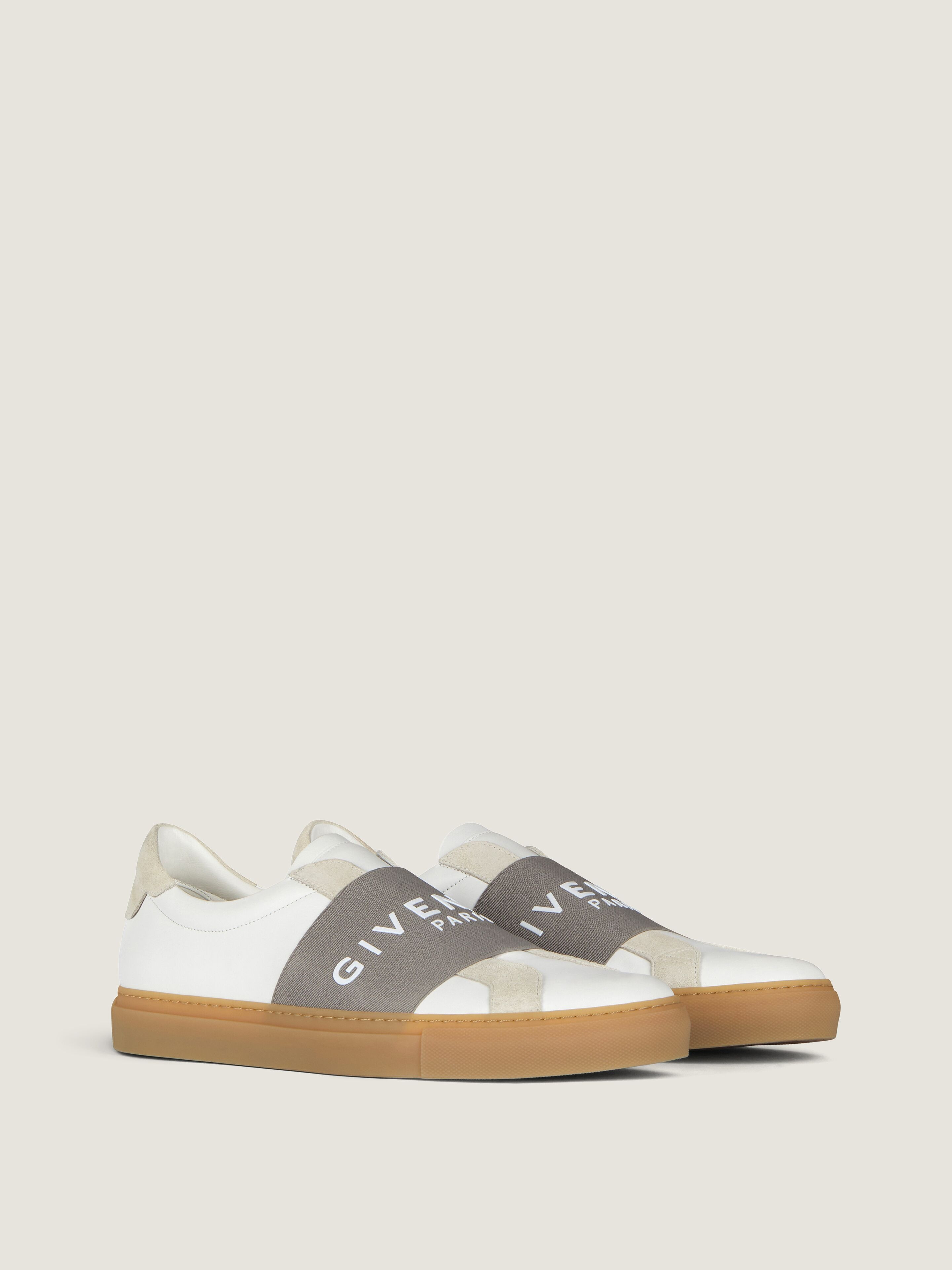 URBAN STREET SNEAKERS IN LEATHER AND SUEDE WITH ELASTIC - 1