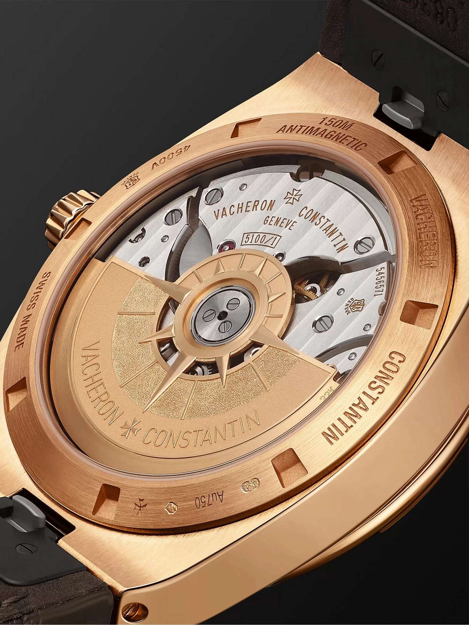 Overseas Automatic 41mm 18-Karat Pink Gold and Leather Watch, Ref. No. 4500V/000R-B127 - 3