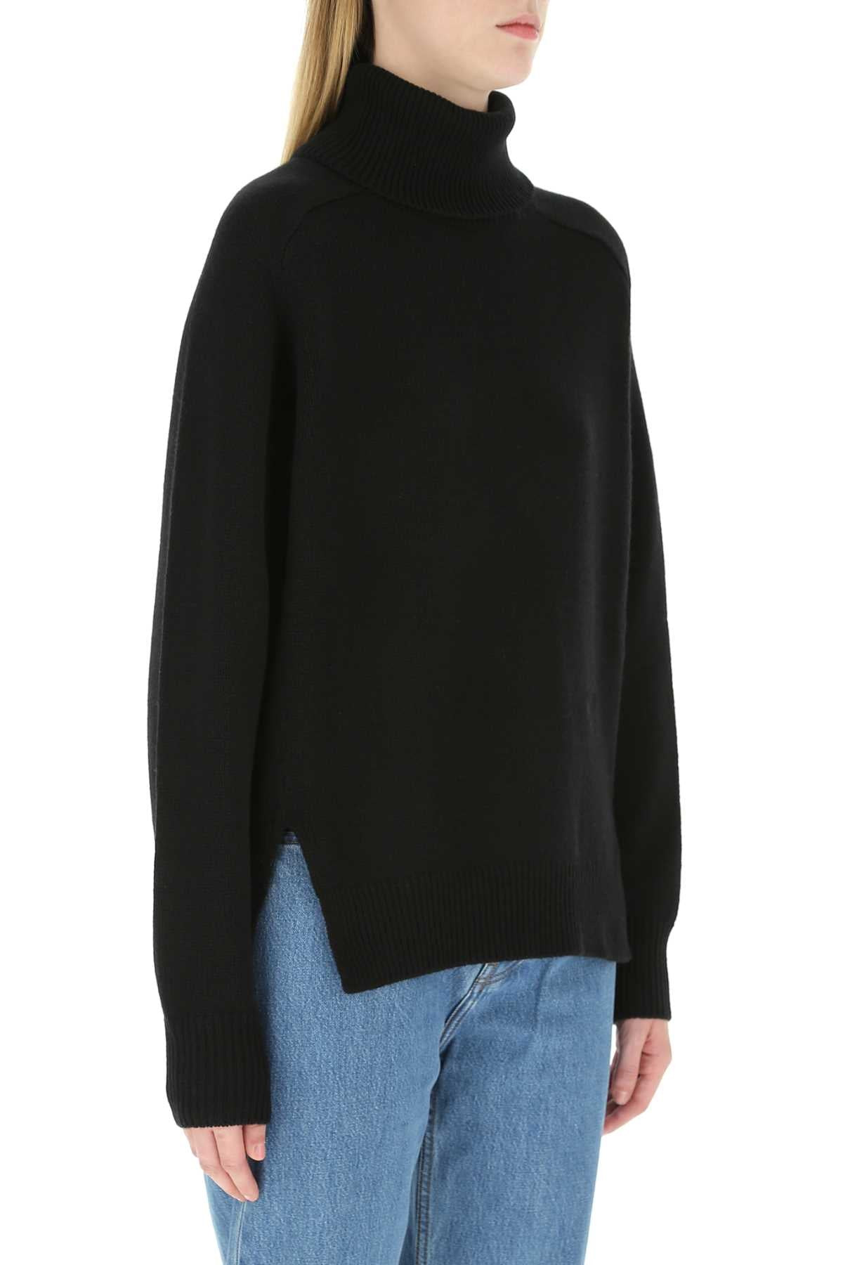 Chloe Women Black Cashmere Sweater - 3