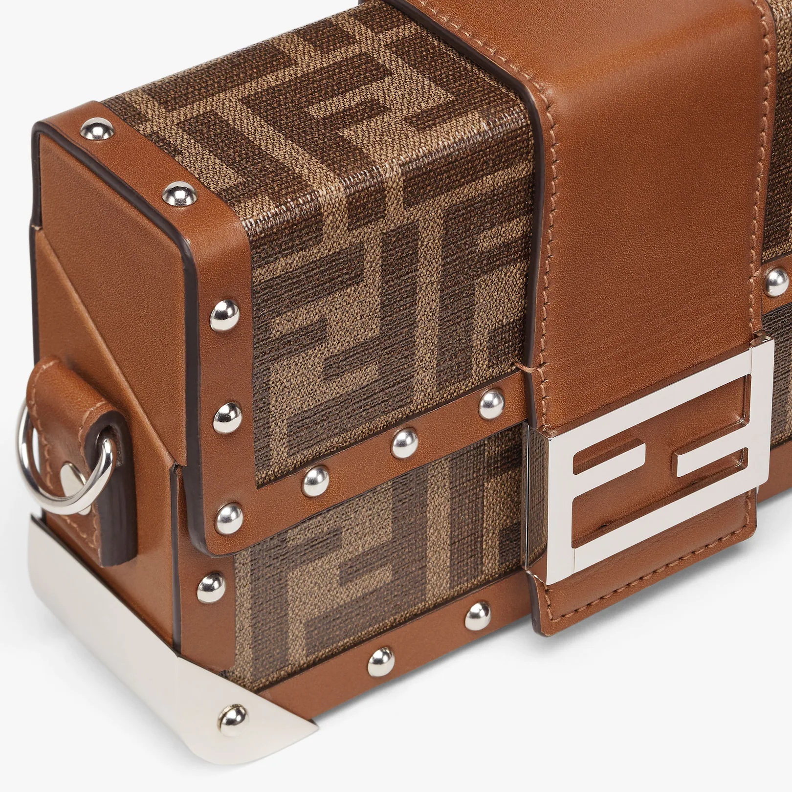 Brown fabric bag - 5