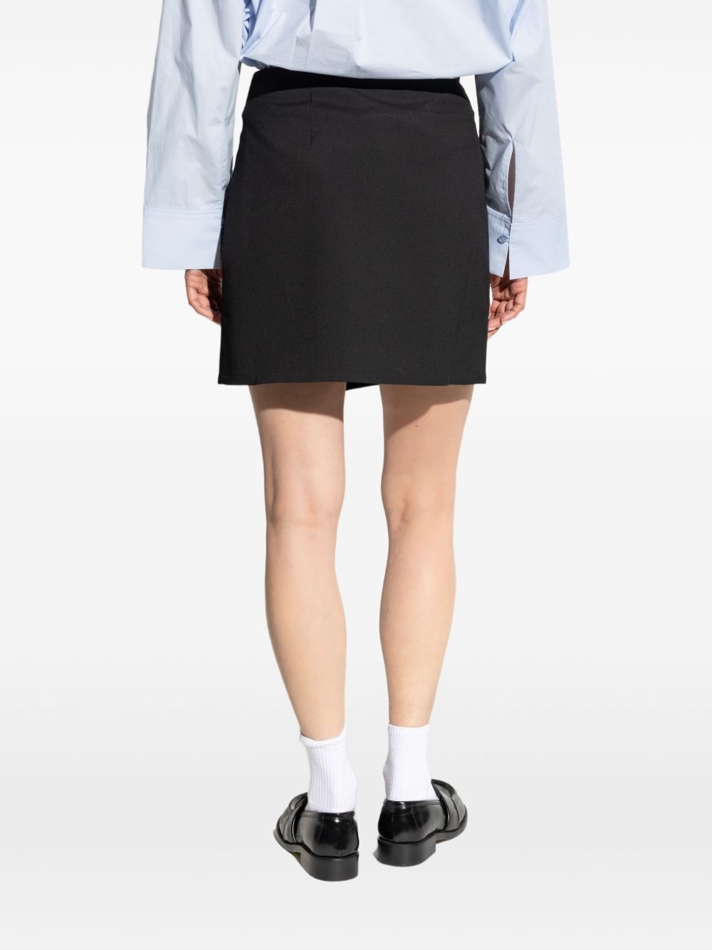Esma asymmetric buttoned miniskirt - 4