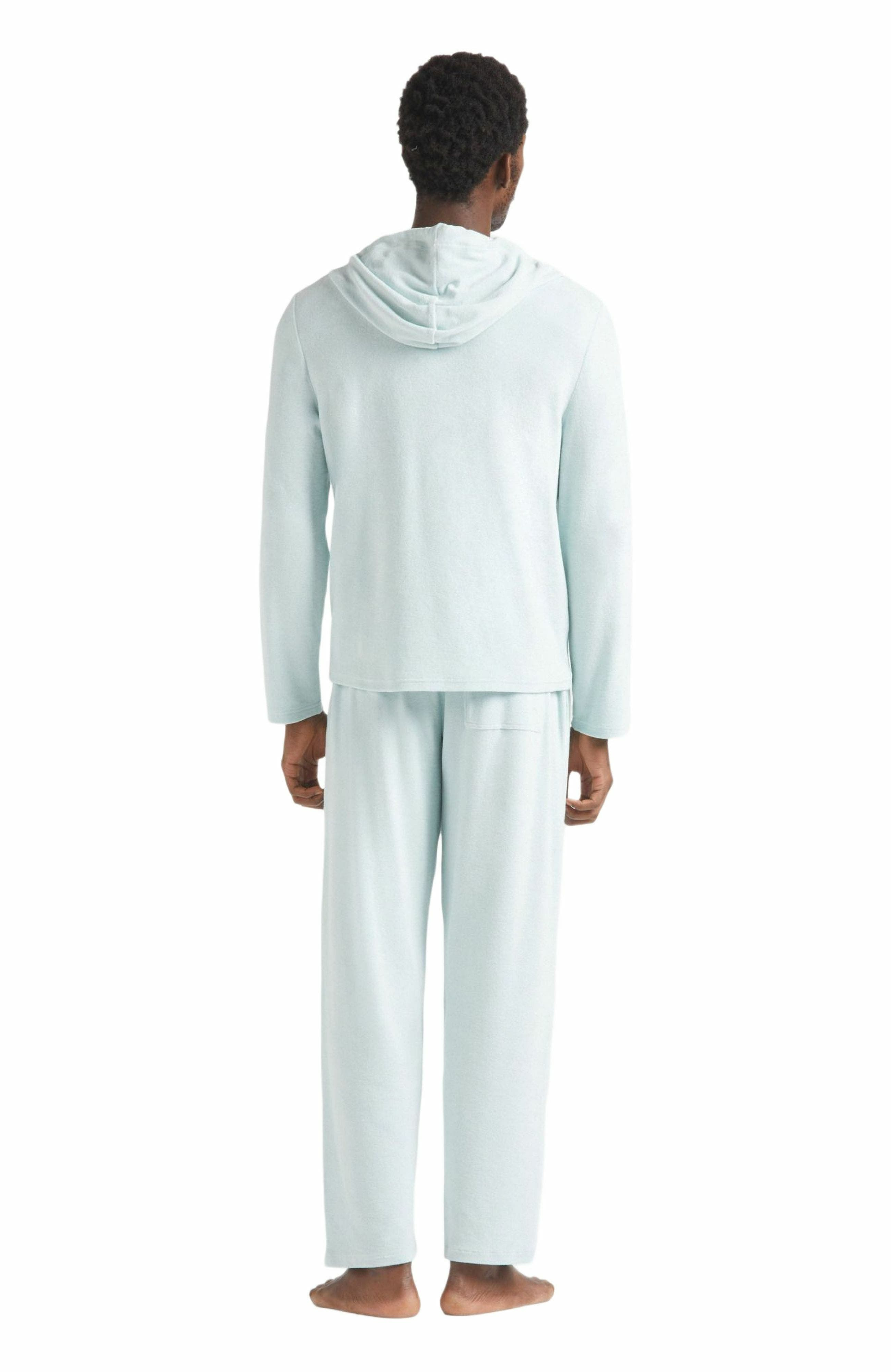 Vilebrequin Men's Terry Long Sleeve Hooded T-Shirt in Pacific at Nordstrom - 4