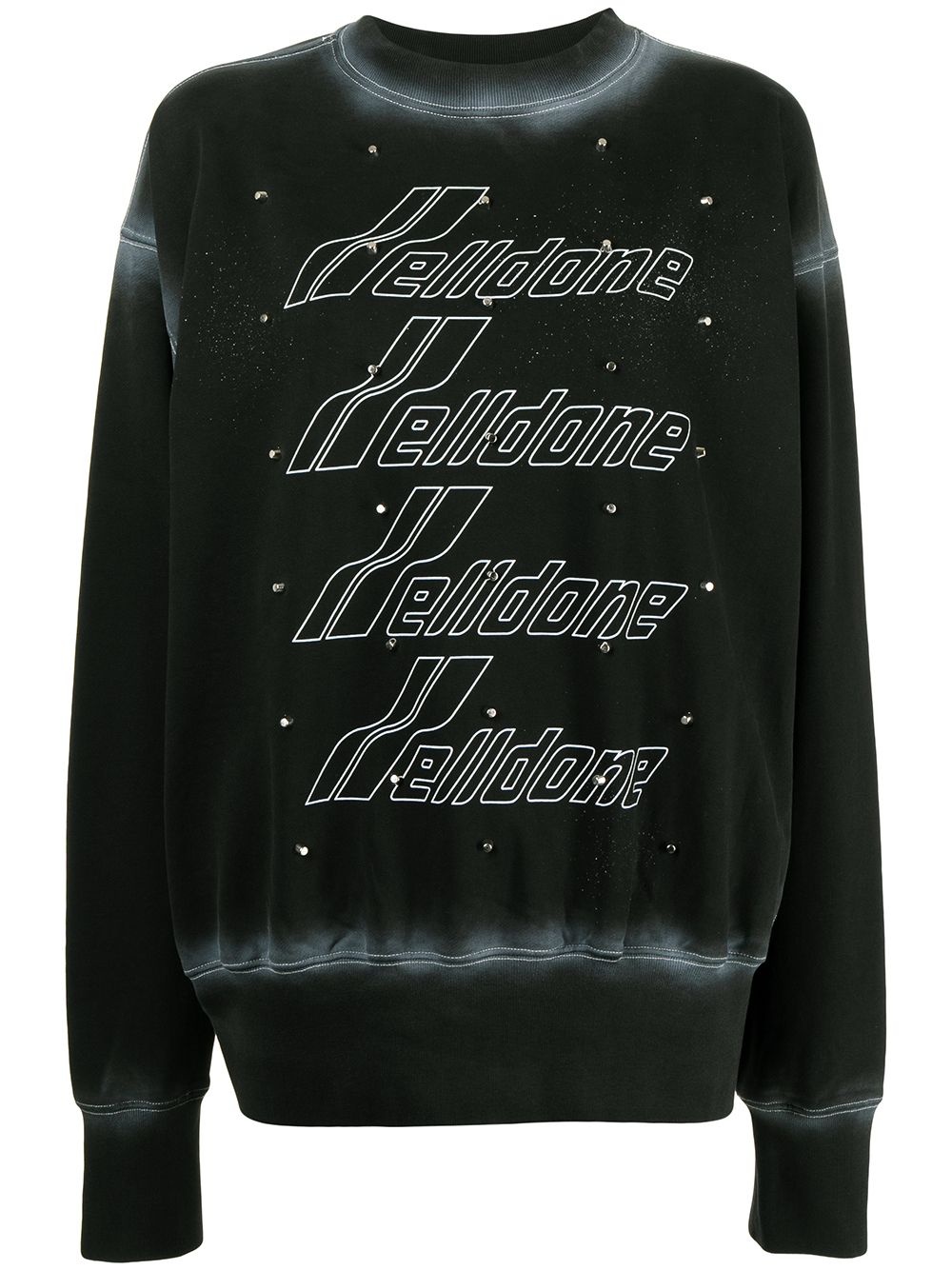 logo-print long-sleeve sweatshirt - 1