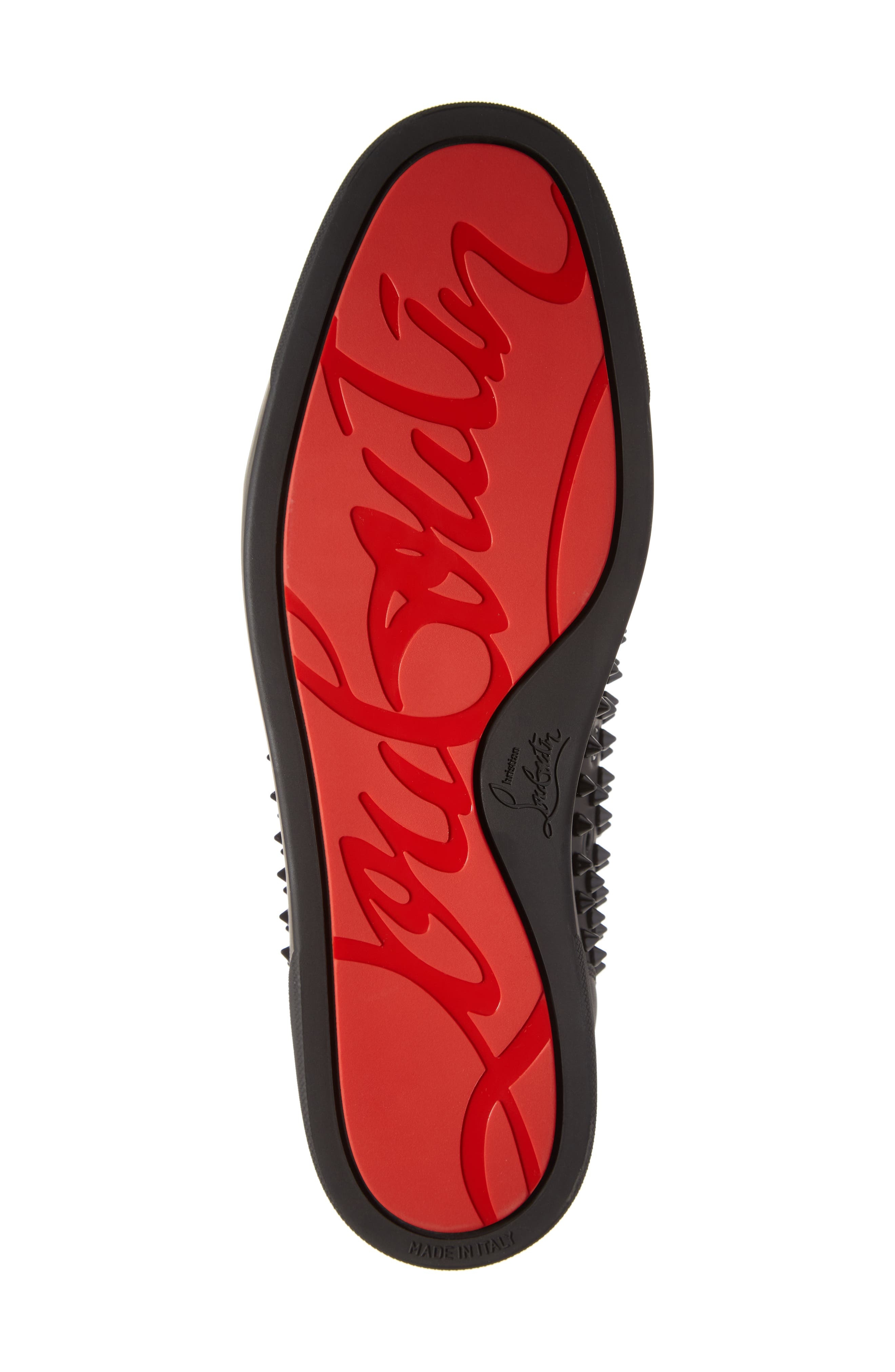 Louis Allover Spikes High Top Sneaker - 6