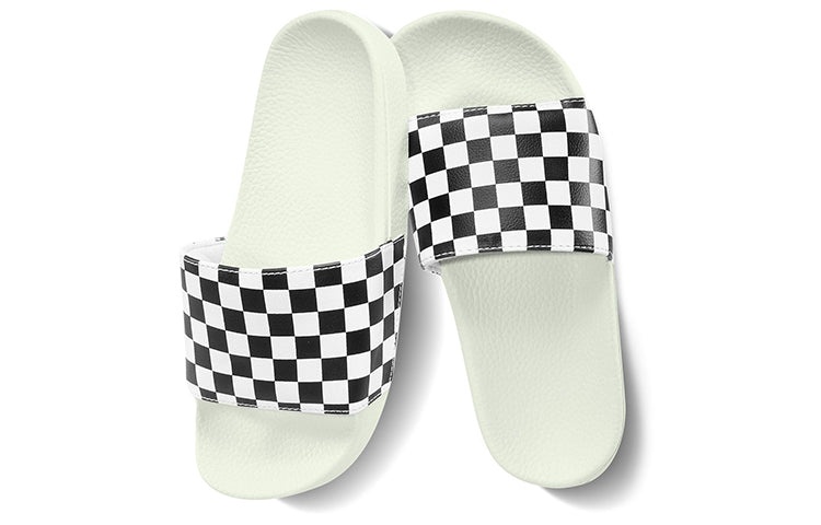 (WMNS) Vans Slide-On 'Checkerboard - White Black' VN0004LG27K - 3