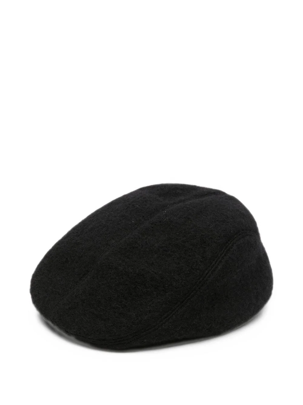 logo-embroidered wool hat - 1