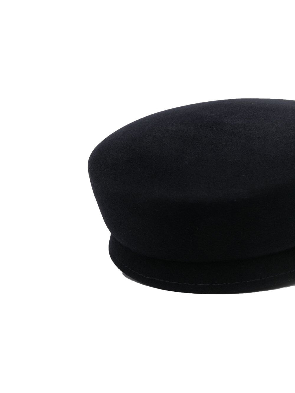 logo-plaque felt cap - 2