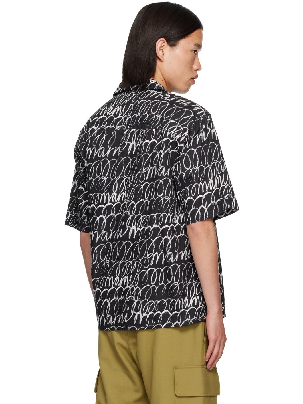 Black Scribble Shirt - 3