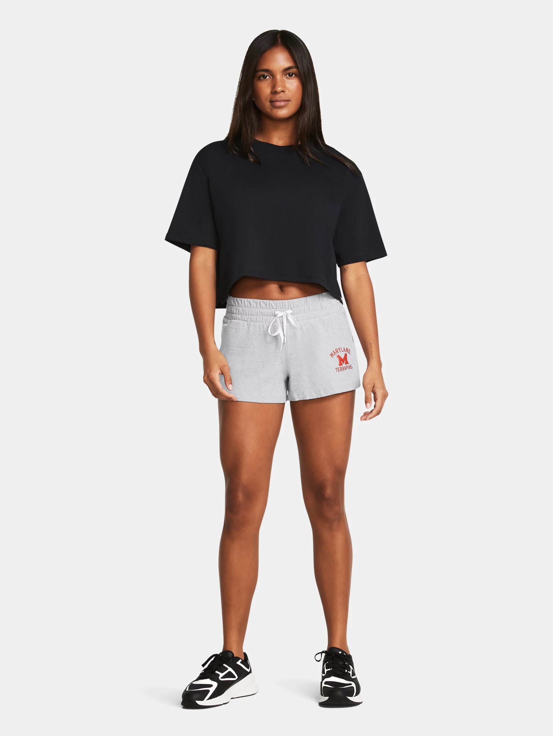Women's UA Performance Cotton Collegiate Shorts - 5