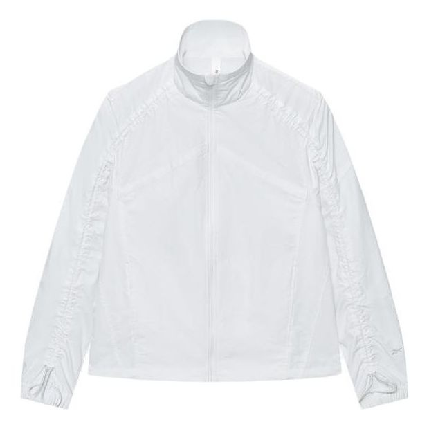 (WMNS) Reebok Woven Lightweight Breathable Sun Protection Outer Jacket 'White' 23RCS104W100 - 1