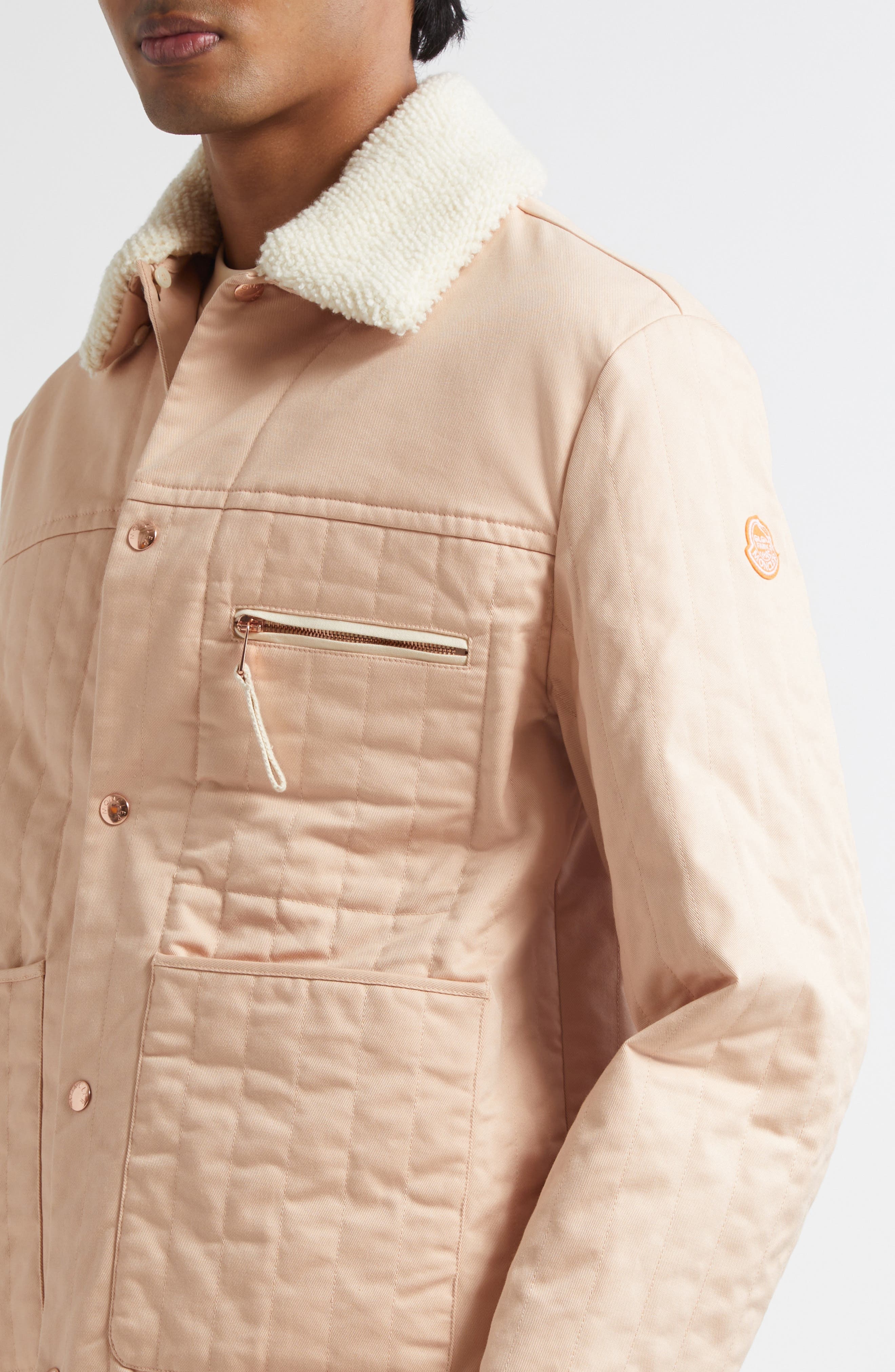 Moncler x Gilga Farm Kishus Jacket in Peach at Nordstrom - 5