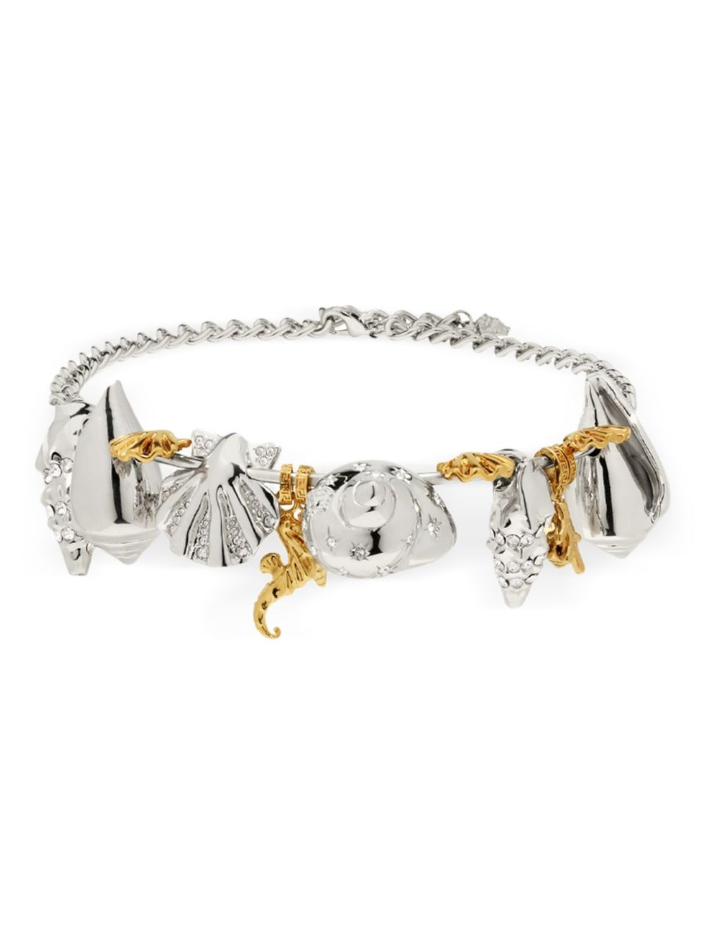seashell charm necklace - 1