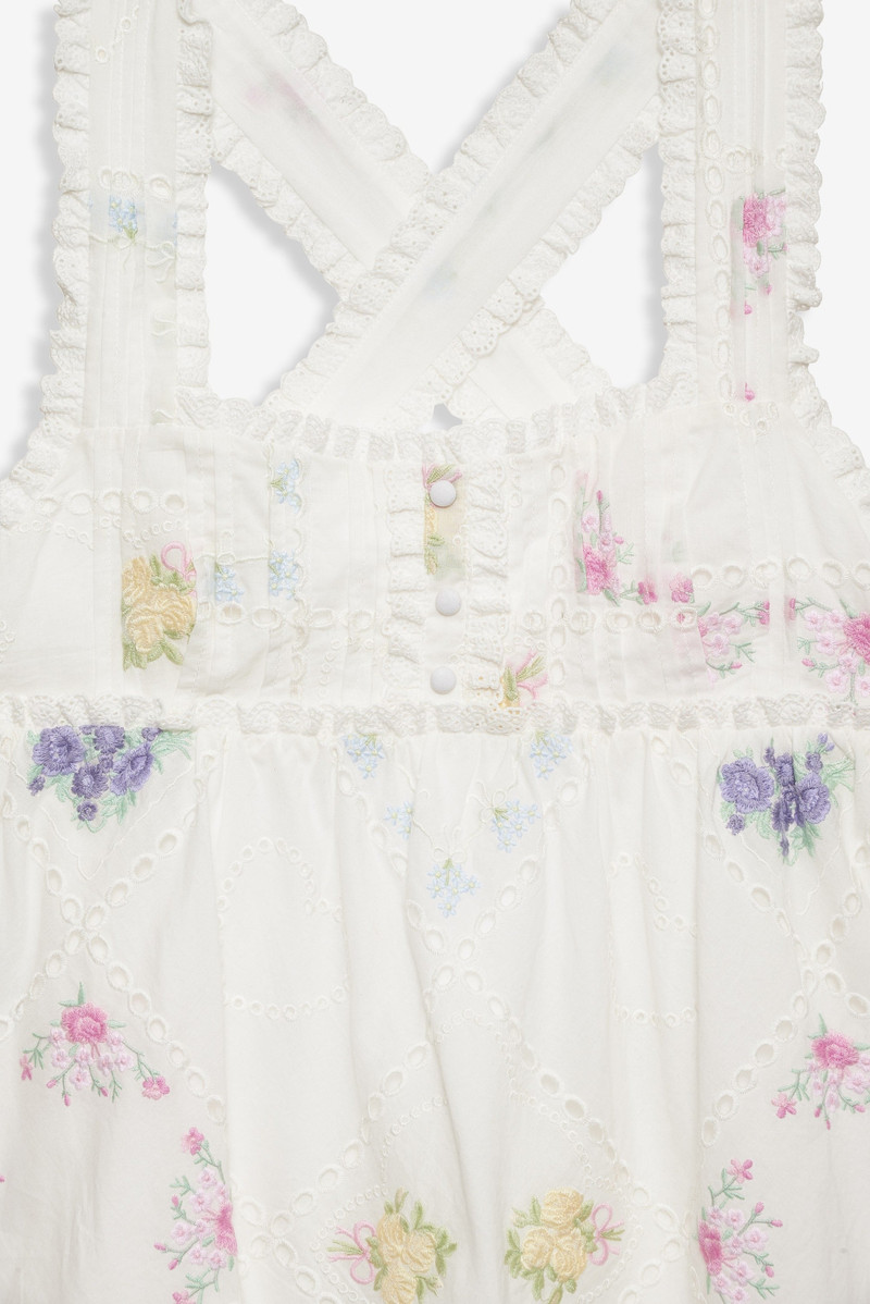 Andrea Embroidered Mini Dress 3