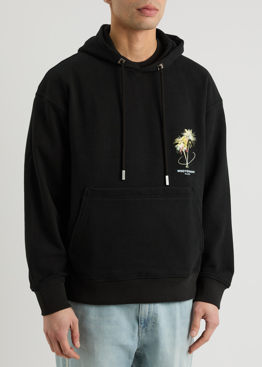 Wooyoungmi Logo-print Hooded Cotton Sweatshirt - 2