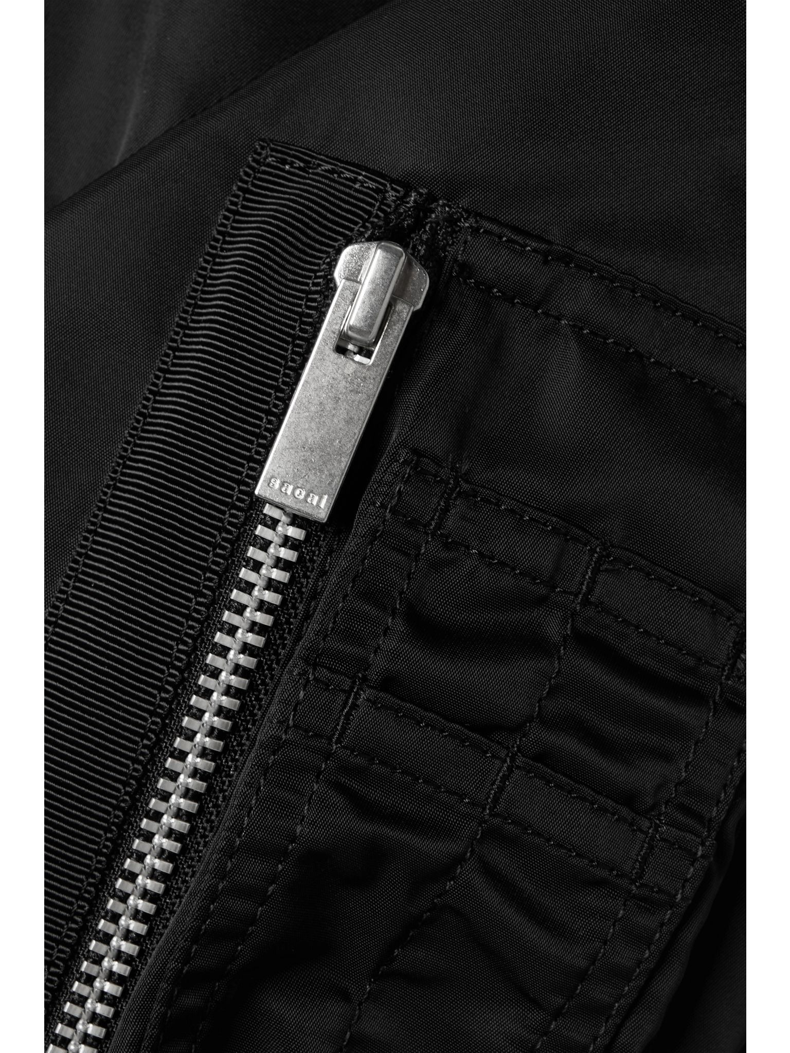 MA-1 shell bomber jacket Black - 5