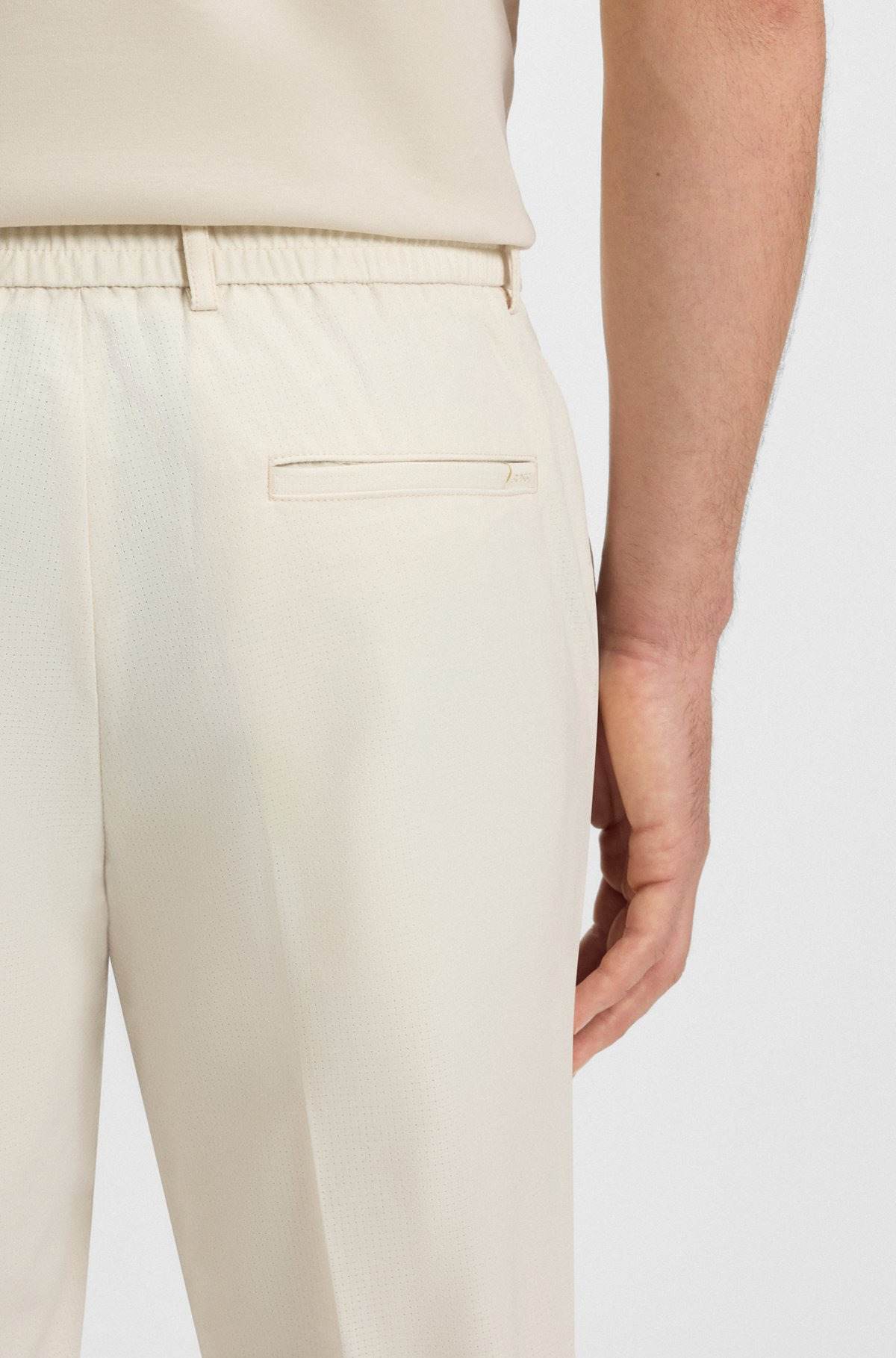 PACKABLE TROUSERS IN WATER-REPELLENT STRETCH FABRIC - 5
