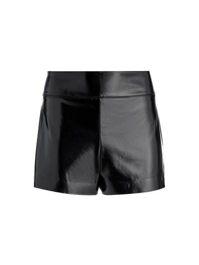 Alice + Olivia DONALD VEGAN LEATHER HIGH WAISTED SHORT outlook