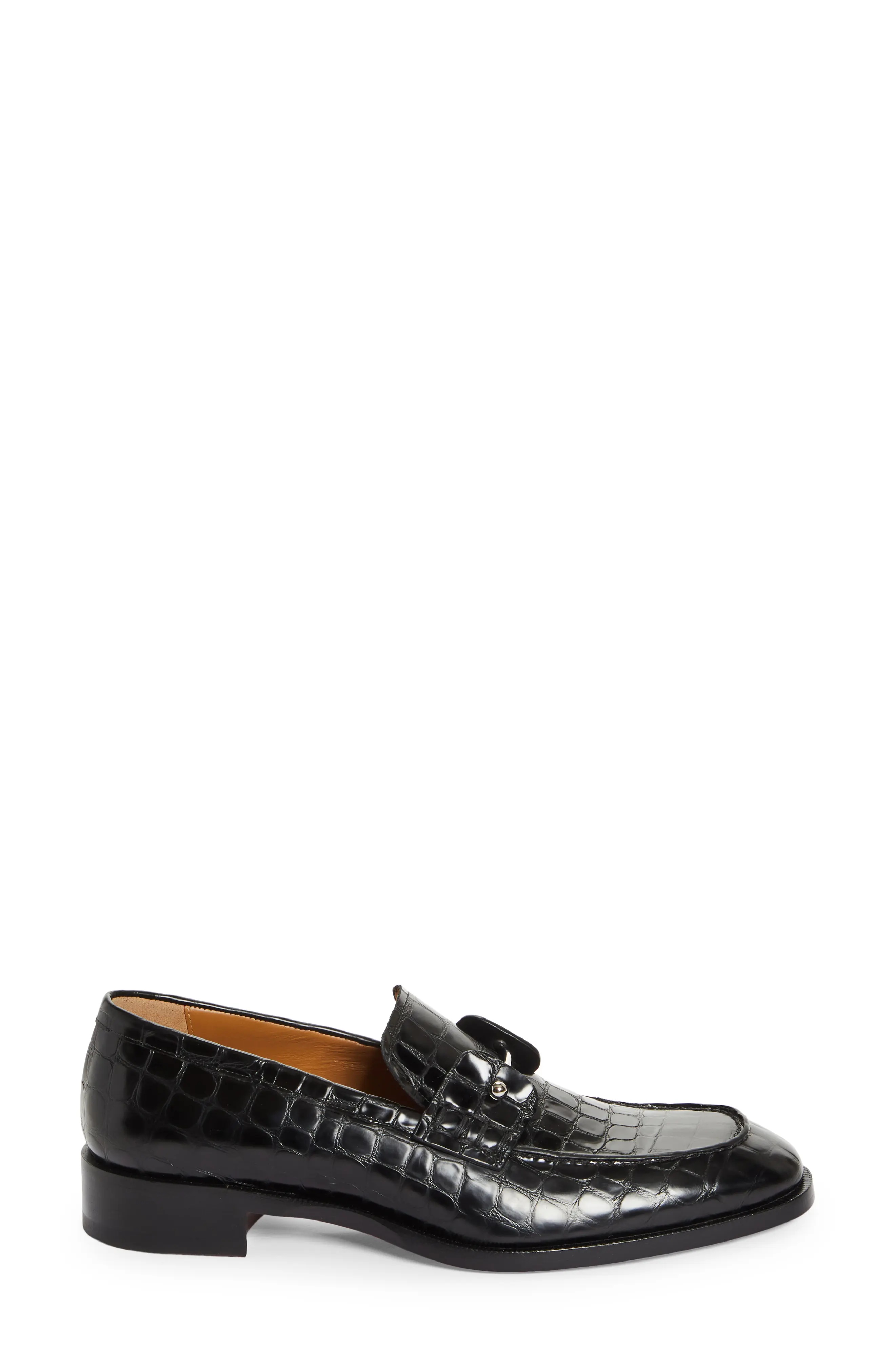 Chambelimoc Ali Croc Embossed Loafer - 3