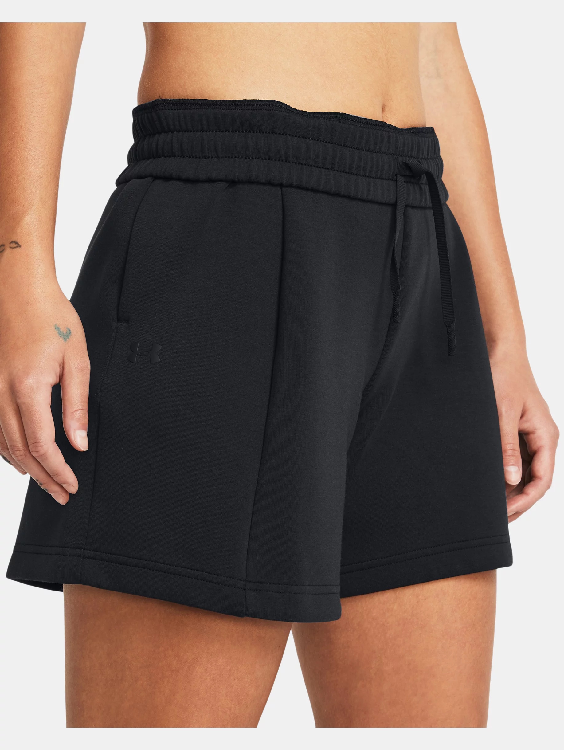 Women's UA Unstoppable Fleece Pleated Shorts - 6