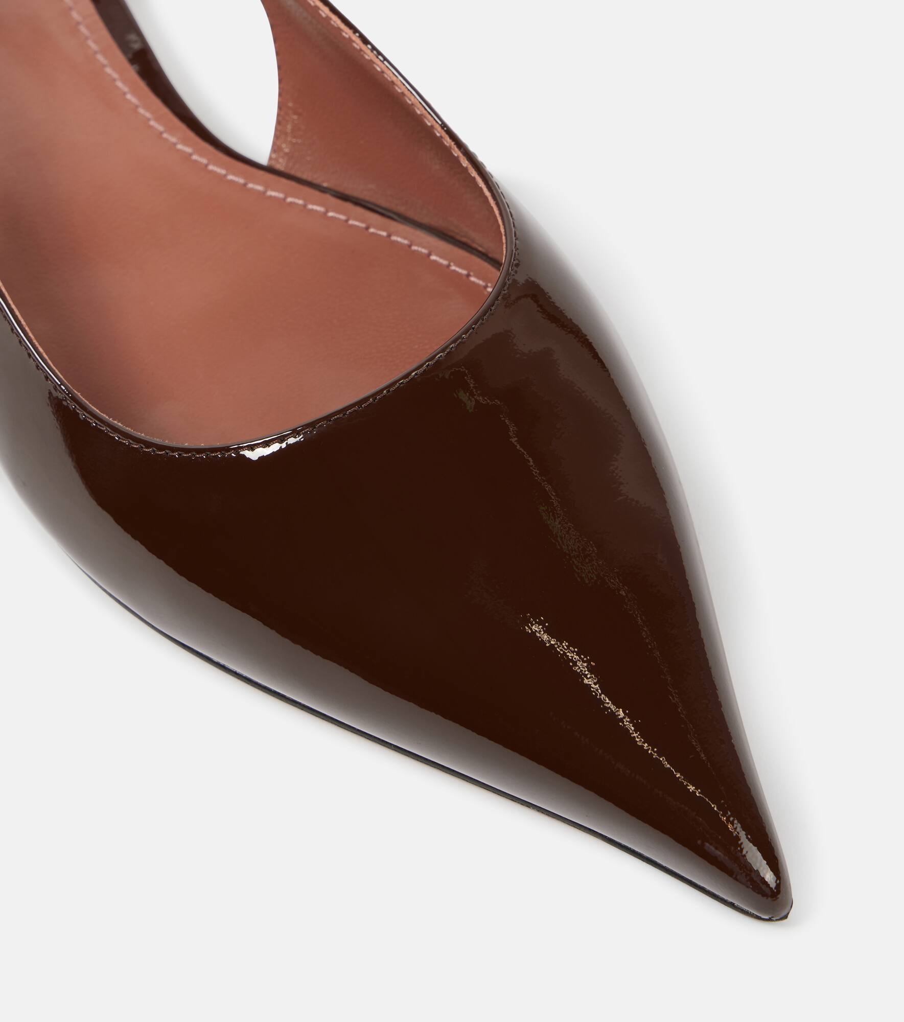 Jessica 10 patent leather slingback flats - 5