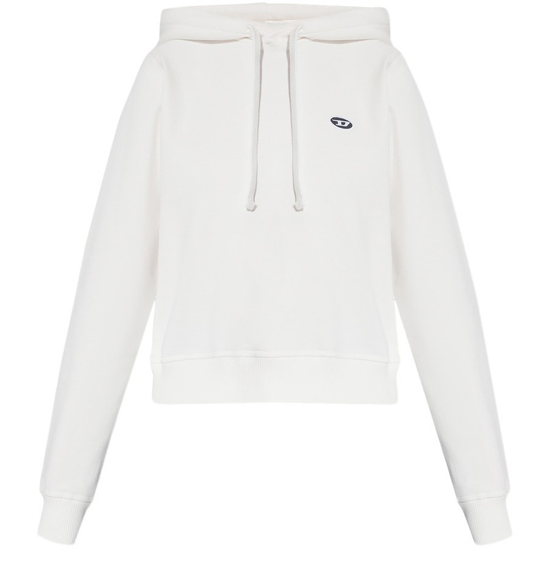 로고 잡아당기기 drawstring 후드 - 1