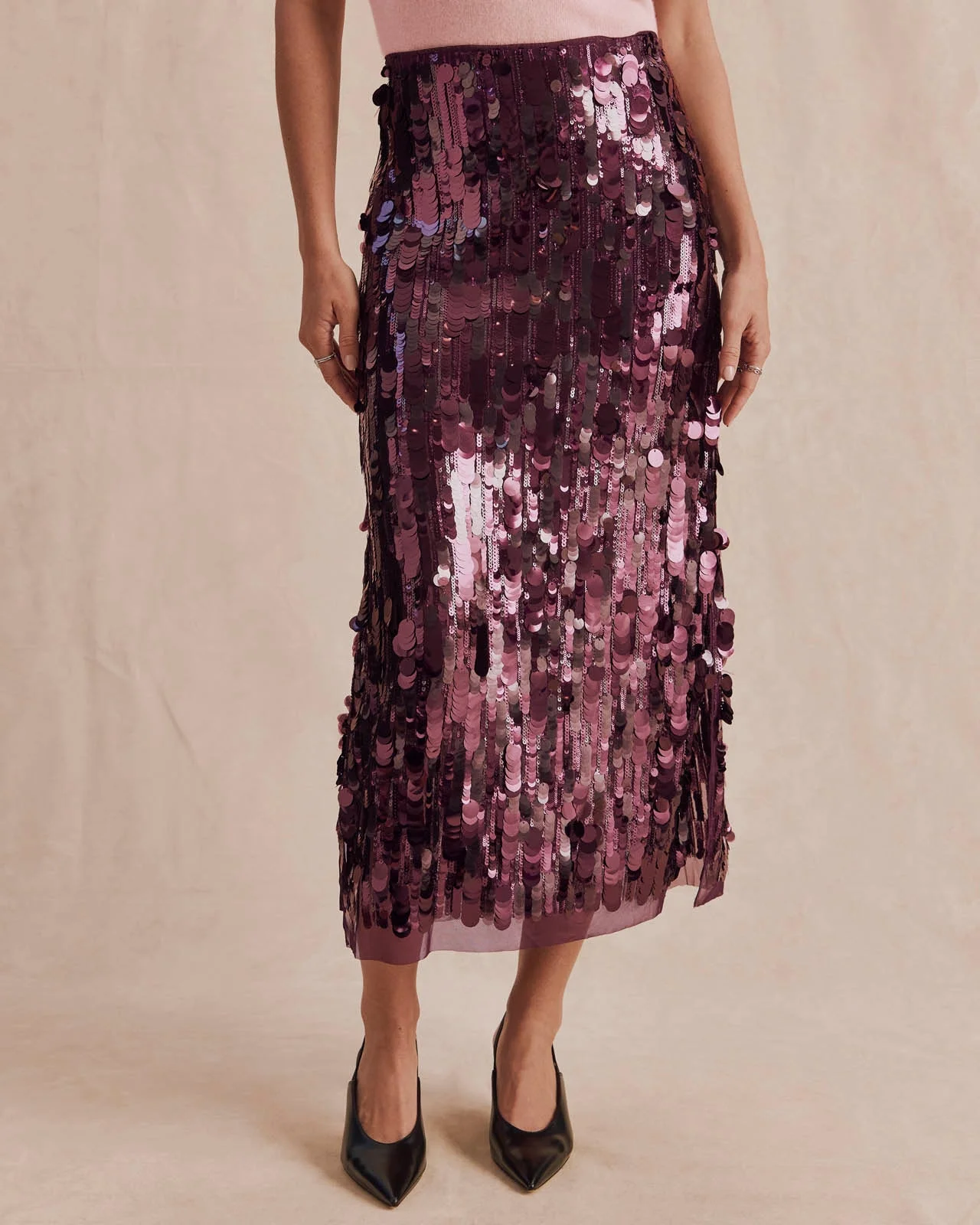 Breland Sequin Skirt - 1