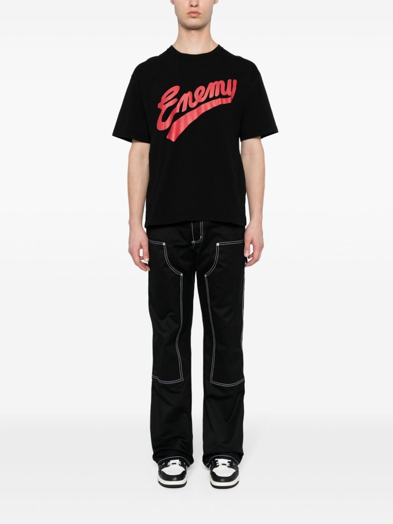 NEIGHBORHOOD x Public Enemy logo-print cotton T-shirt outlook