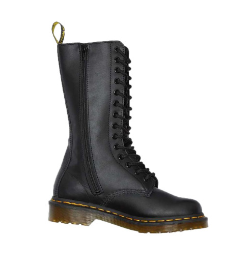 (WMNS) Dr.Martens 1914 Vonda Leather Mid Calf Boots 'Black' 12761001 - 2