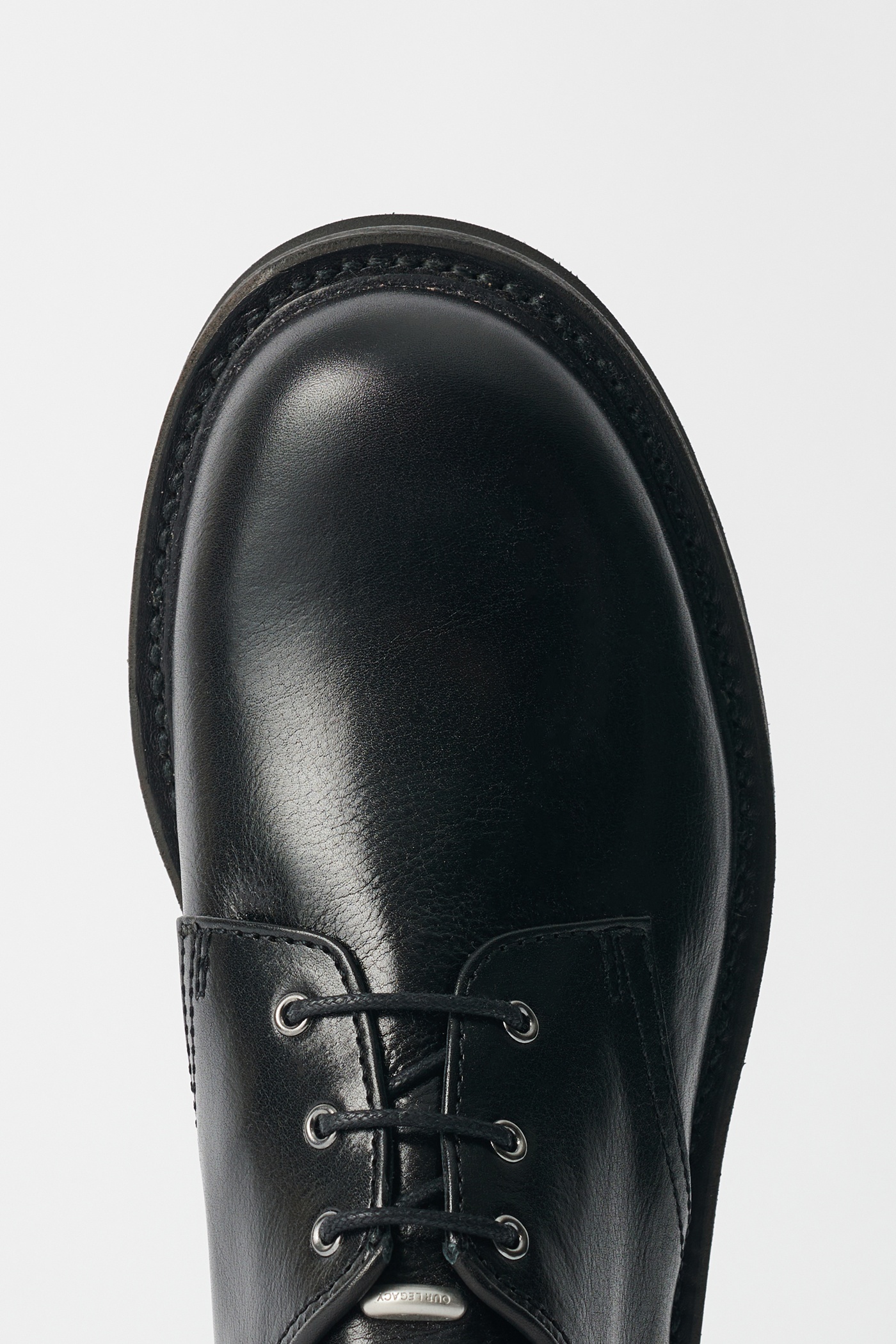 Trampler Shoe Black Supple Cow Hide - 2